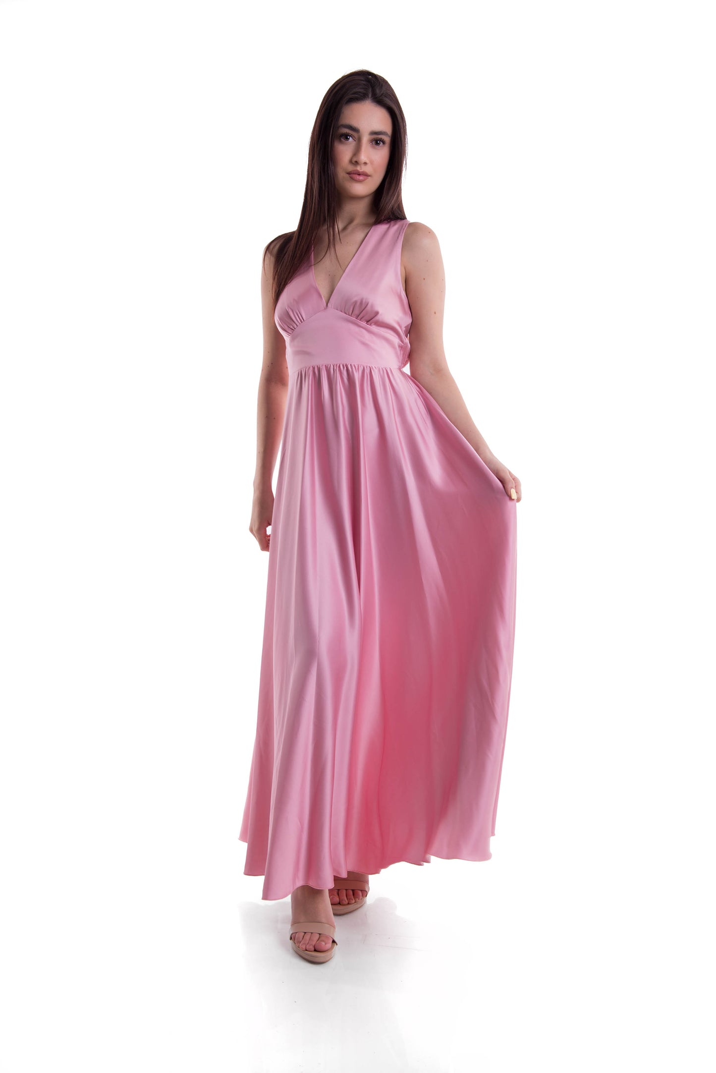 Abito Rosa Tensione In