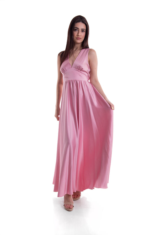 Abito Rosa Tensione In