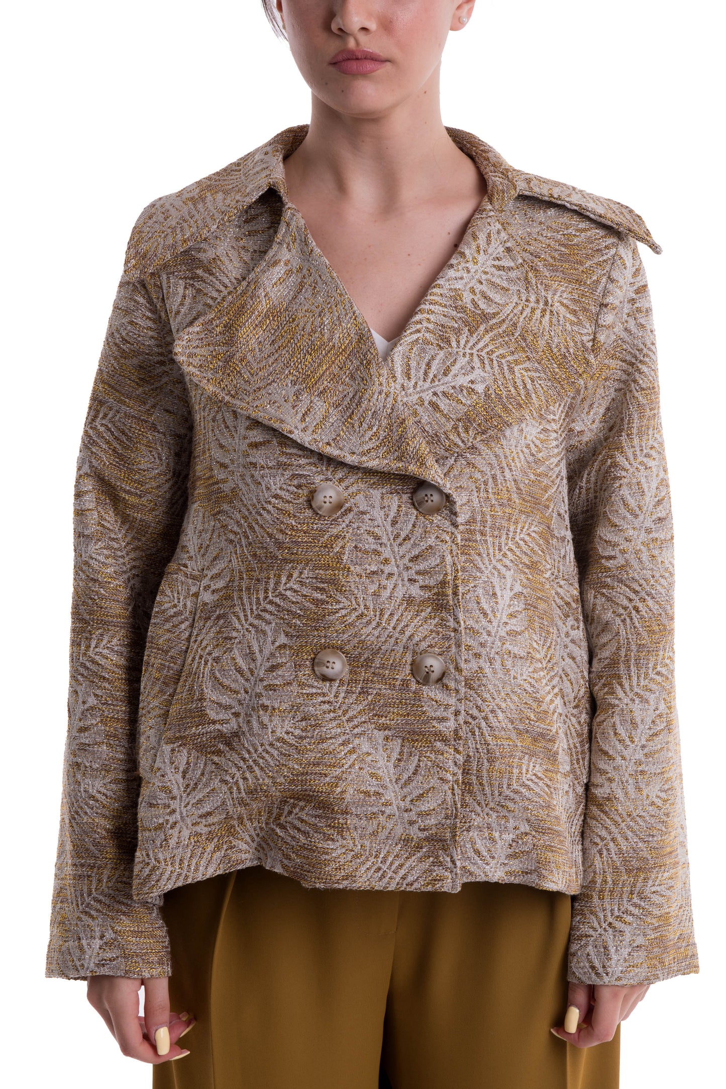 Giacca doppiopetto fantasia Tensione In