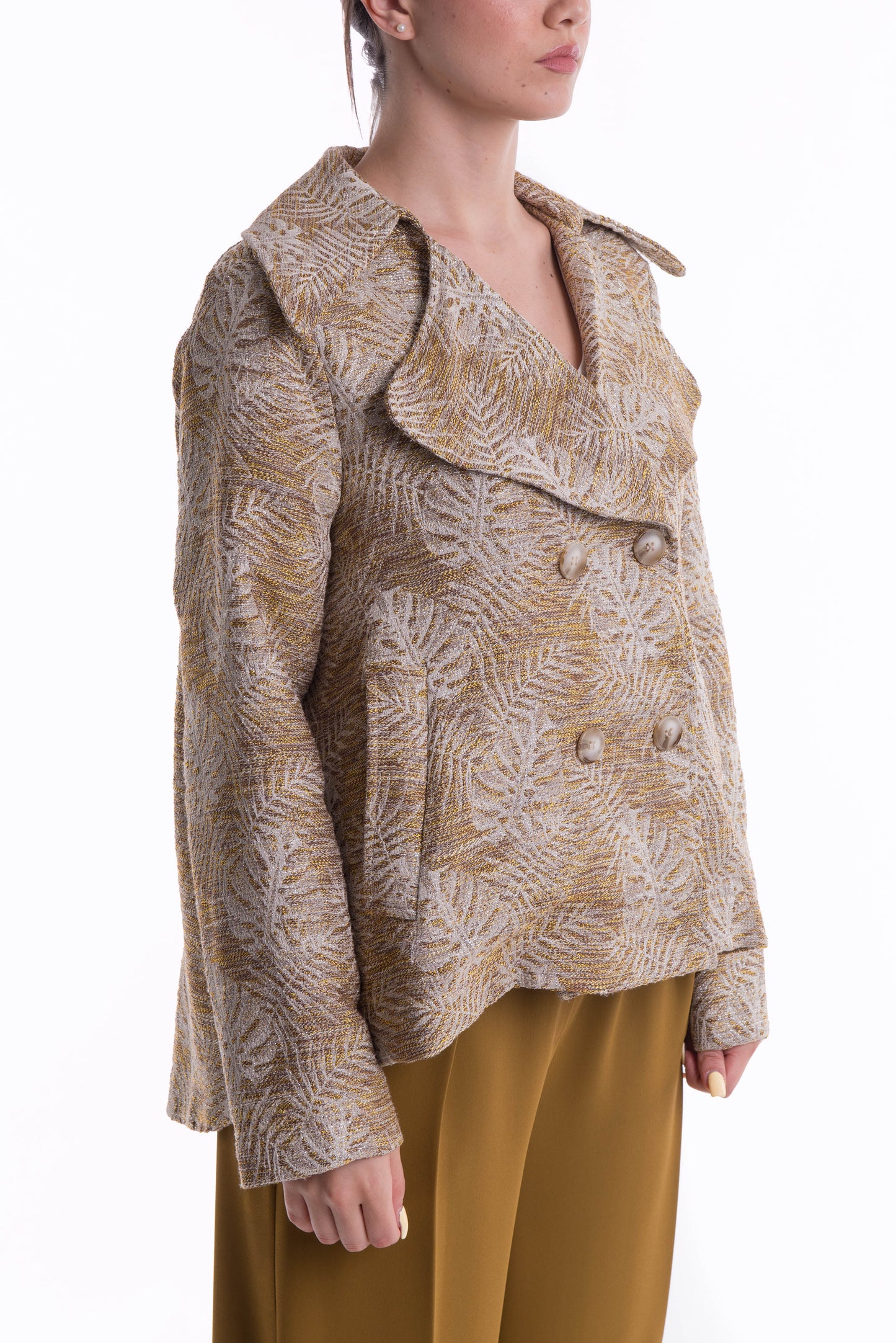 Giacca doppiopetto fantasia Tensione In